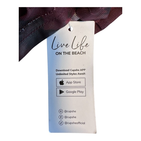 Cupshe Jo Jo Red Rose Mesh Maxi Dress Long Sleeve Bodycon L NWT Semi Sheer Sexy - Picture 5 of 16